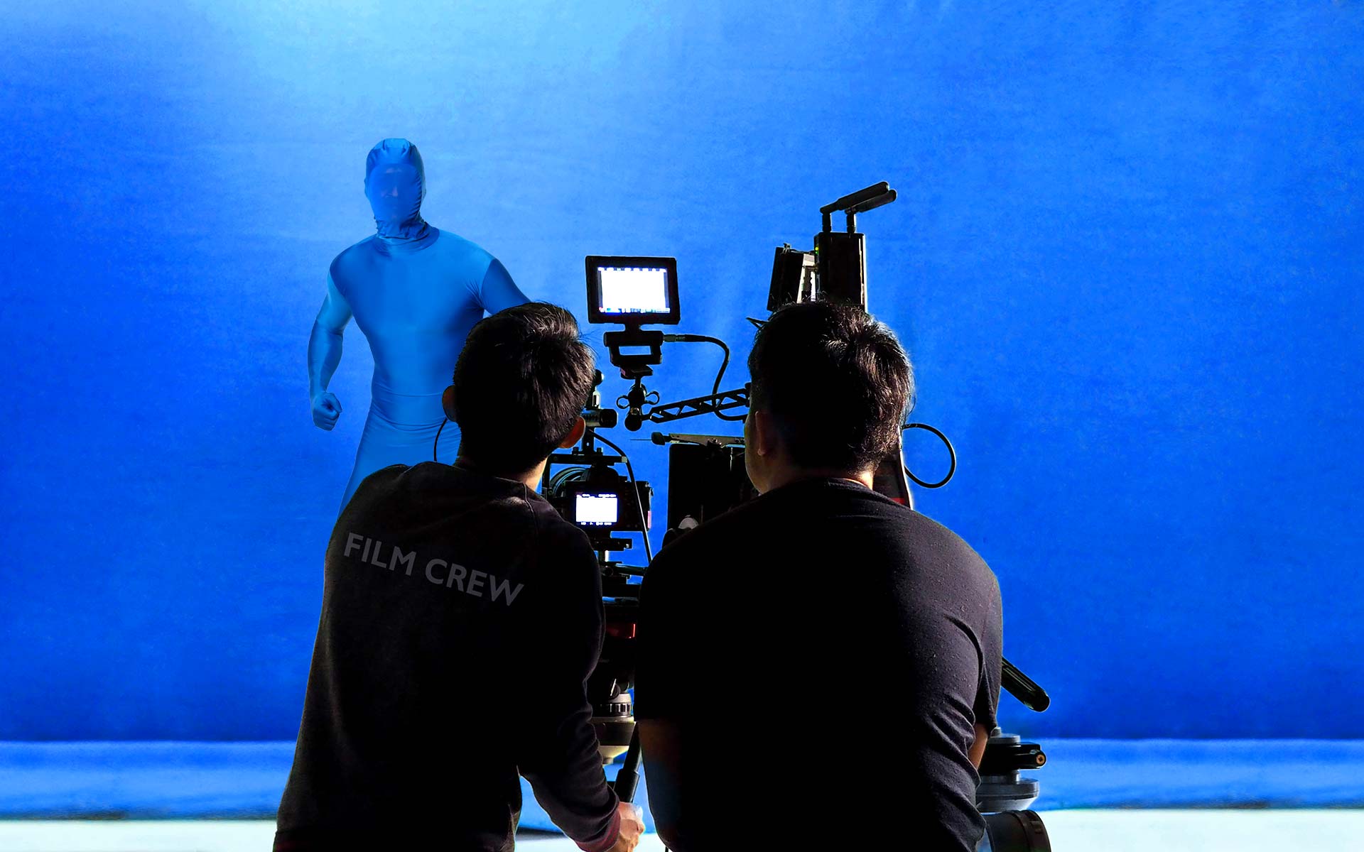Meking Blue Chromakey Body Suit Full Body Blue Screen Suit for Photo Video  Invisible Effect